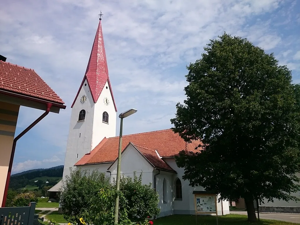 Church of St. Thomas in Tomaška vas. More info (in Slovenian only).