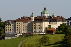 Congregation of the Sisters of the Holy Cross, total complex monastery with gardens, cemetery chapel and hermitage.