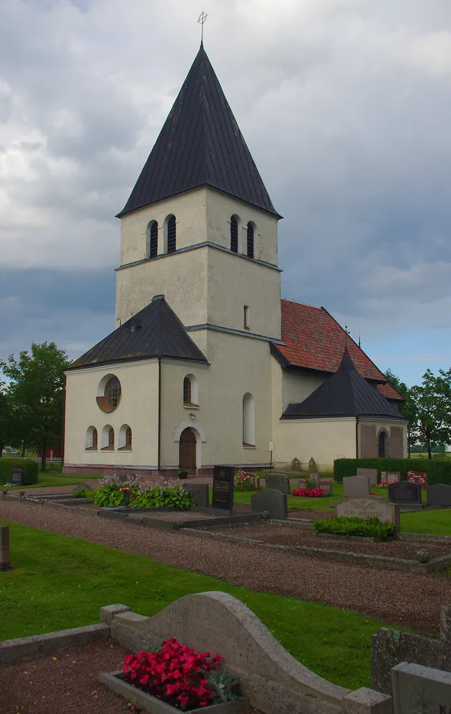 Hångsdala church in Västergötland, Sweden.