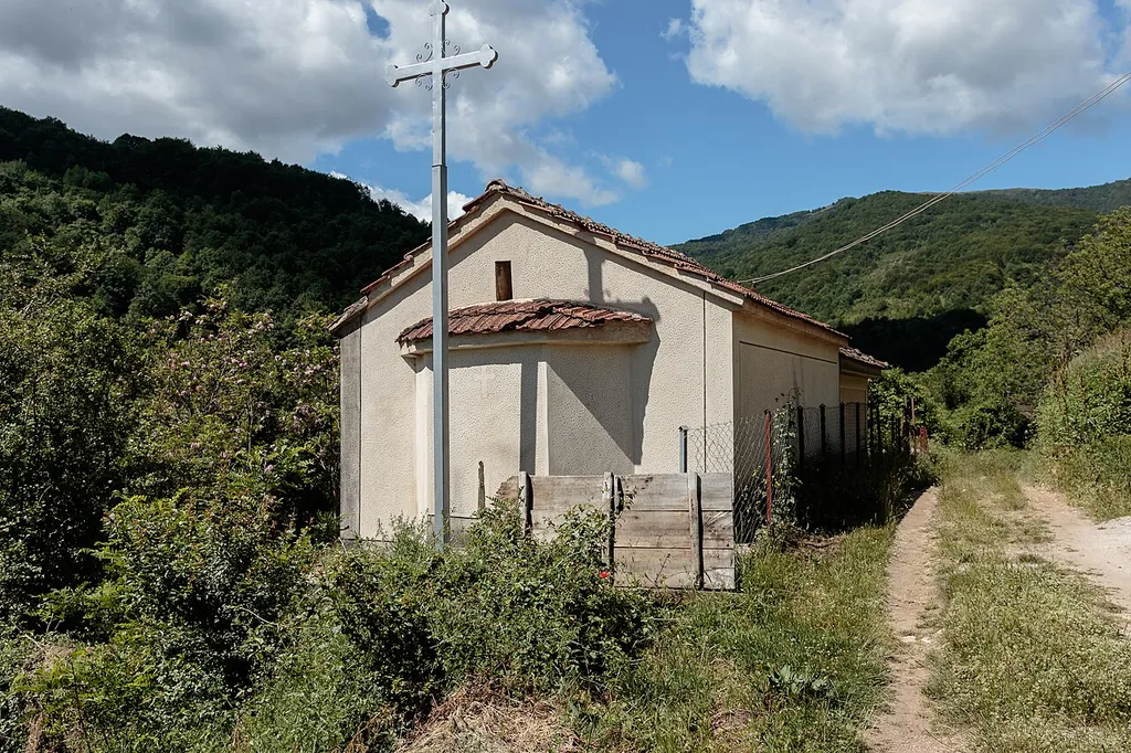 View of the St. Petka Church in the village Golemo Ilino