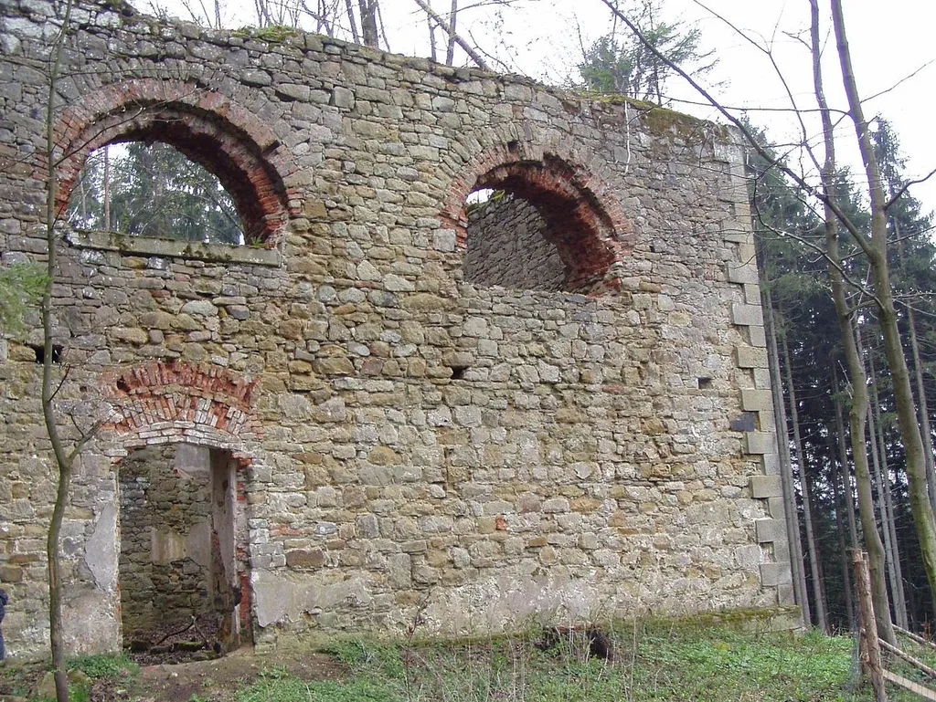 Zdoňov - ruins of church of Virgin Mary