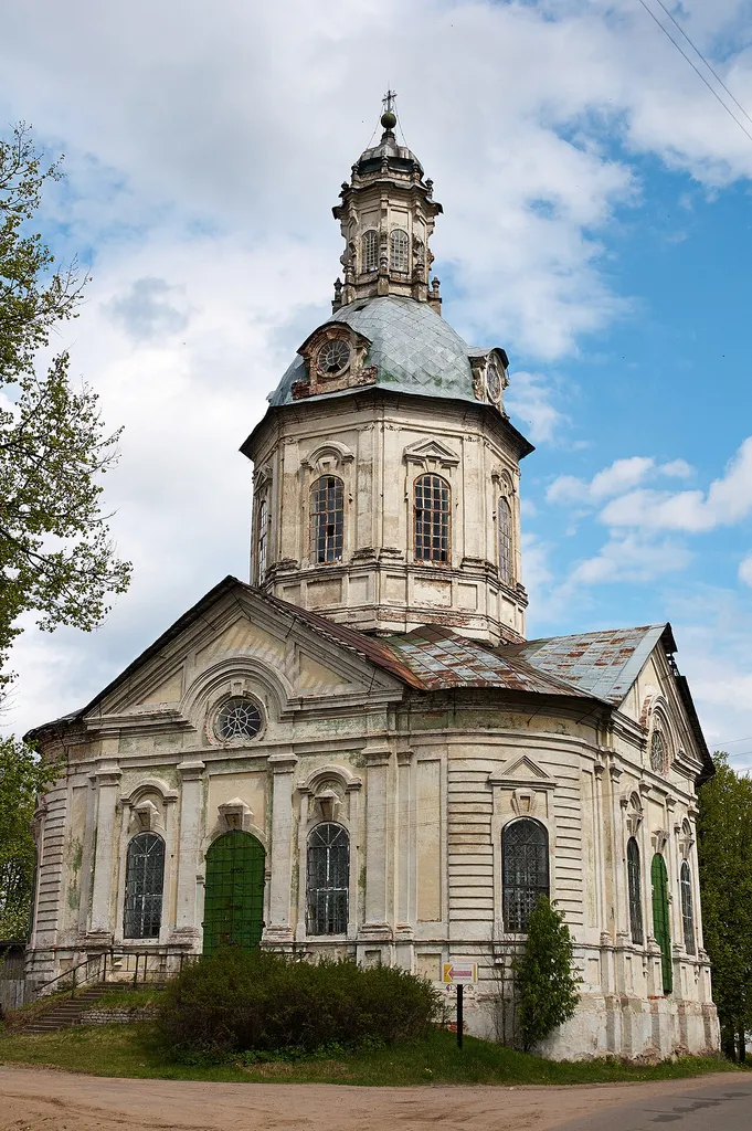 Russia, Toropets.Tikhonovsky Convent. Church of the Intercession.