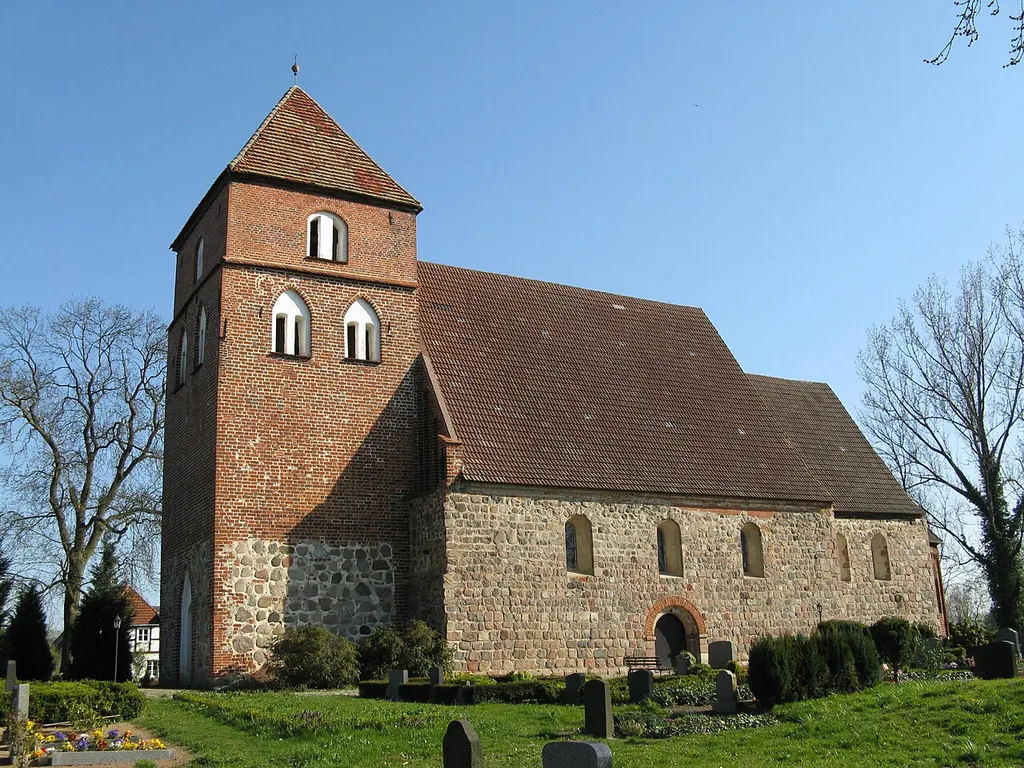 Church in Benthen, Mecklenburg-Vorpommern, Germany