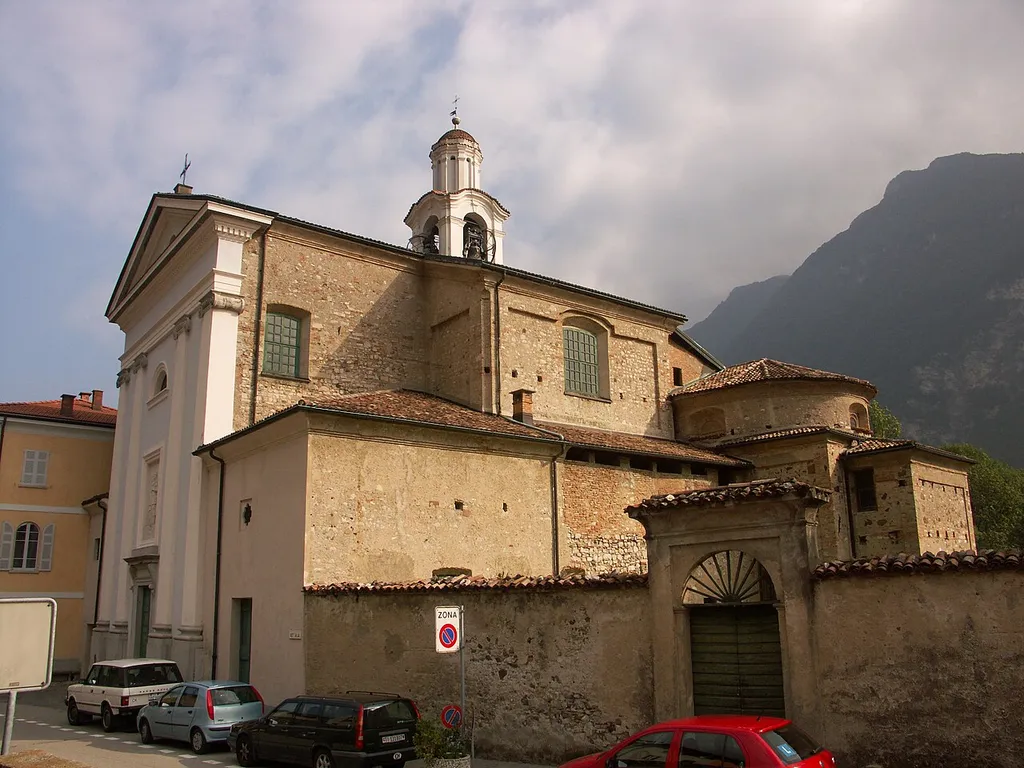 Parisch church of San Vitale. Riva San Vitale, Switzerland