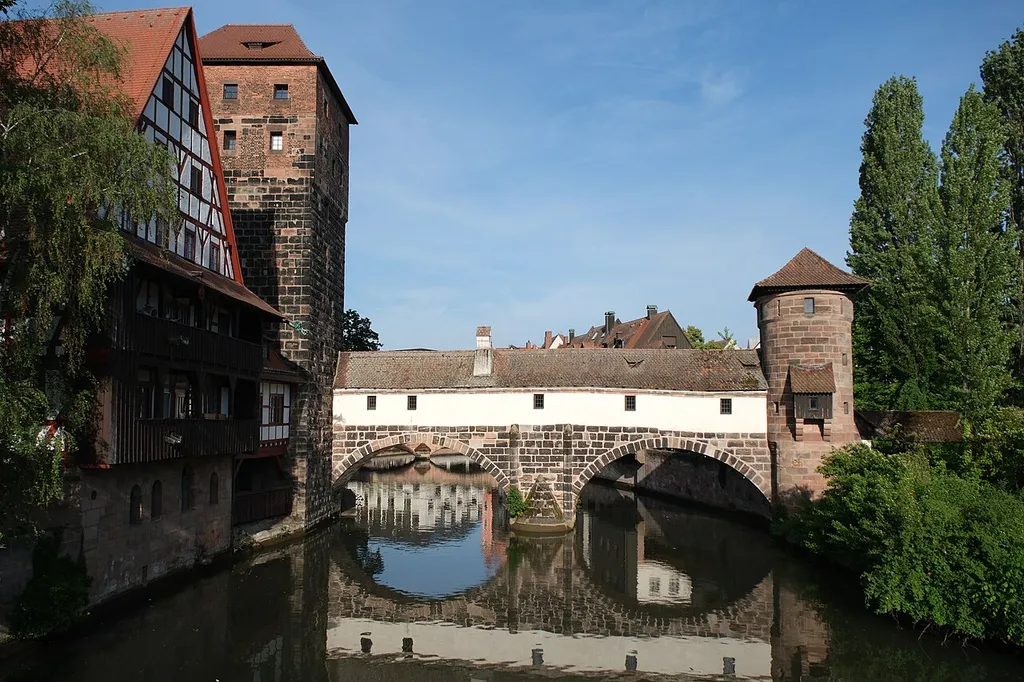 Pegnitzarmüberbrückung am Henkersturm (Nürnberg)