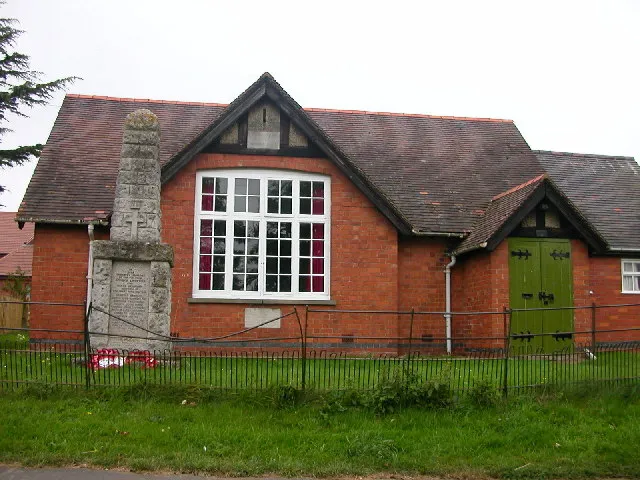 Church Lawford - Village Hall. With War Memorial