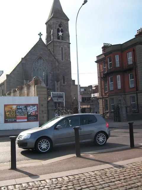 Church of the Immaculate Heart of Mary, City Quay This is the parish church of City Quay parish. Volkswagen Golf Mk5 GT driving by. http://www.parishes.dublindiocese.ie/cityquay/