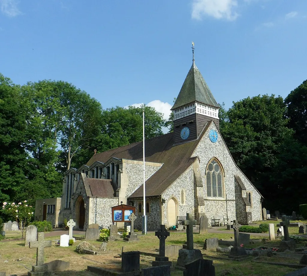 St Peter's Church, Rectory Lane, Woodmansterne, Reigate and Banstead District, Surrey, England.