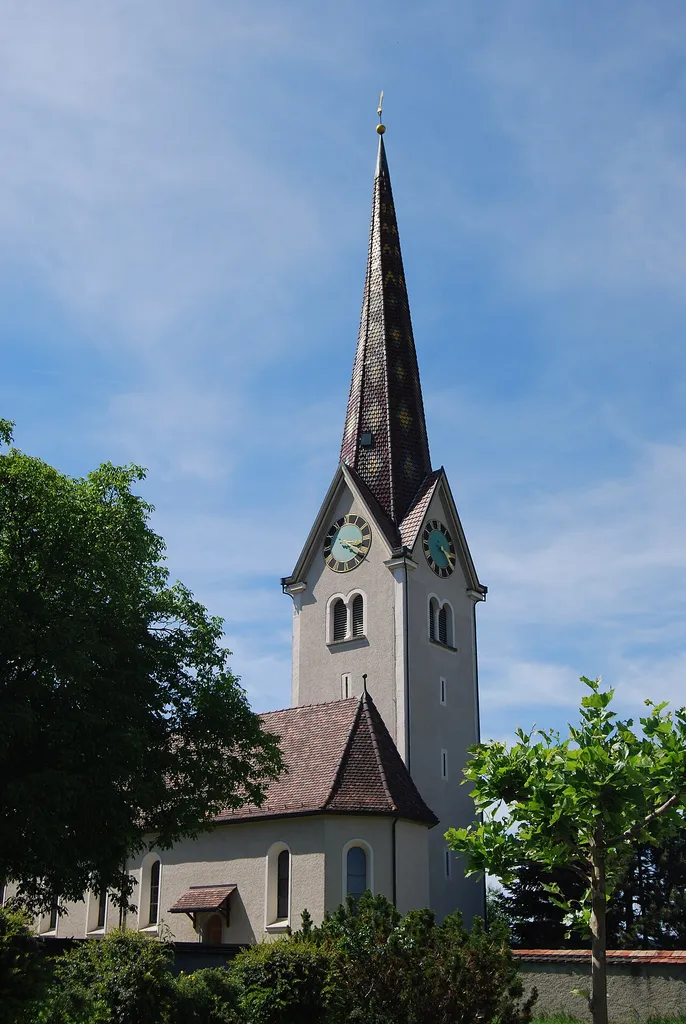 Protestant church of Affeltrangen, canton of Thurgovia, Switzerland
