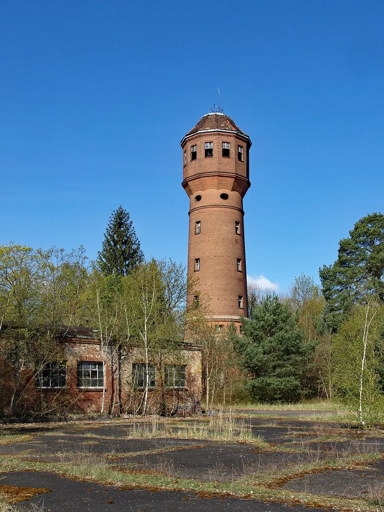 Wasserturm auf dem Gelände der ehemaligen Heeresversuchsanstalt Kummersdorf-Gut