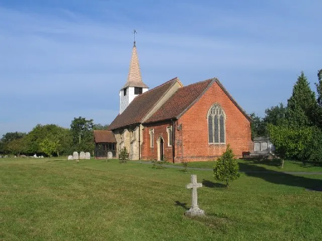 St Mary the Virgin parish church, Ramsden Bellhouse, Essex, seen from the southeast