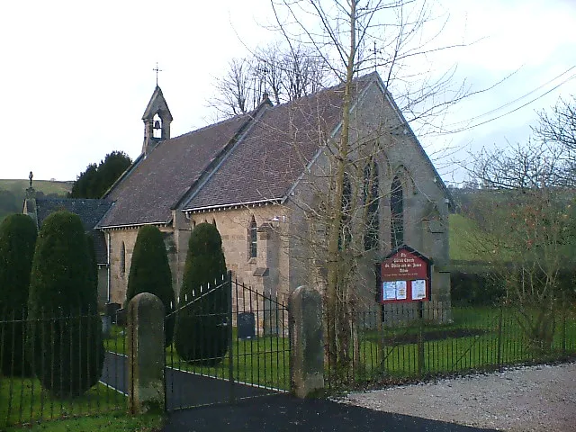 Parish church of SS Philip and James, Atlow, Derbyshire, seen from the southeast