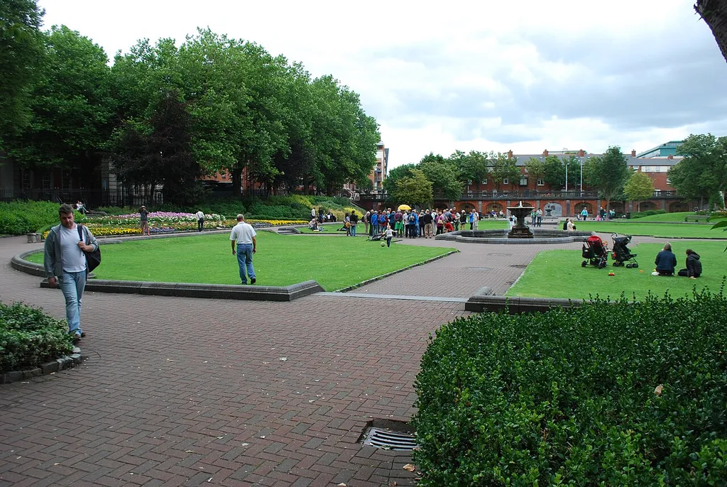 Vue de Saint Patrick's Park à Dublin.