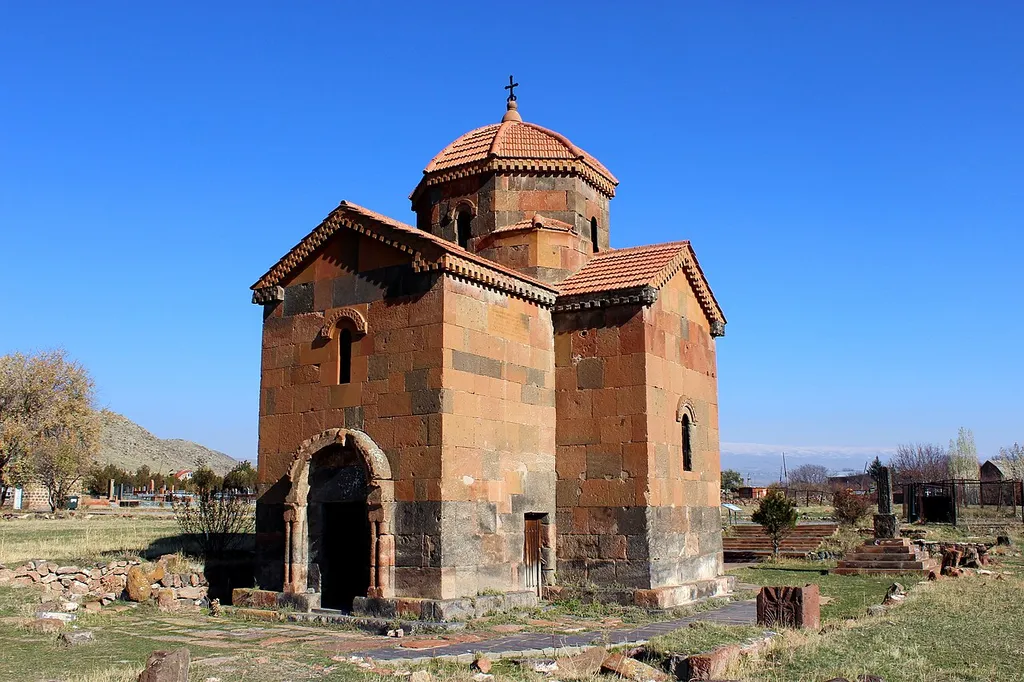Kamsarakan S. Astvatsatsin Church located in the Talin Cemetery, near the Cathedral of Talin, Talin, Aragatsotn Province, Armenia.