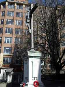 War memorial at St John's Church, Waterloo