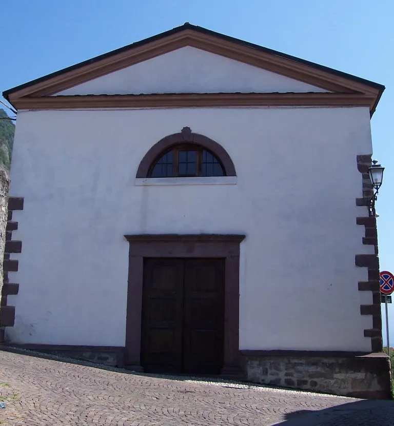 Facade of the Church of St Mary in Restello. Erbanno, Darfo Boario Terme, Val Camonica