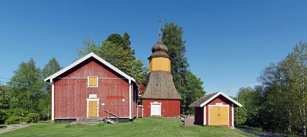 Bell tower of Irjanne Church in Finland. Completed in 1758.