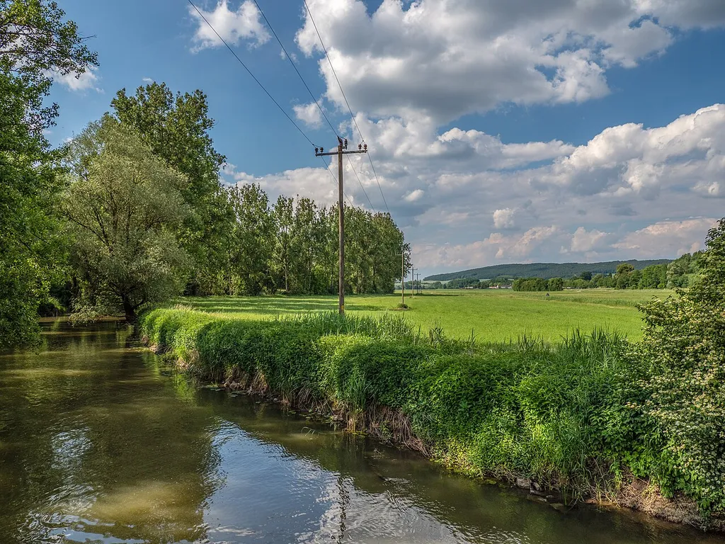 The Itz near the village Freudeneck