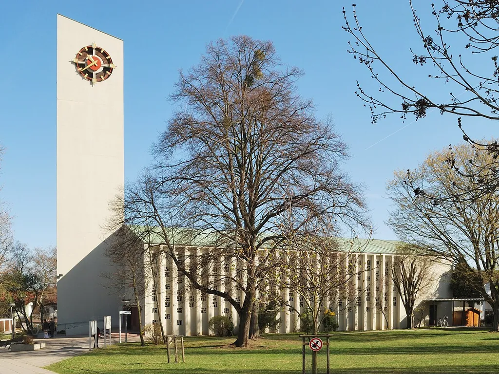 The protestant Stephanus Church in Giebel, a district of Stuttgart in the German Federal State Baden-Württemberg.