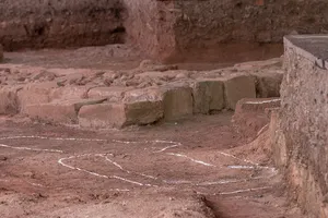 Archaeological site of the Todos los Santos Church in Hoping Island