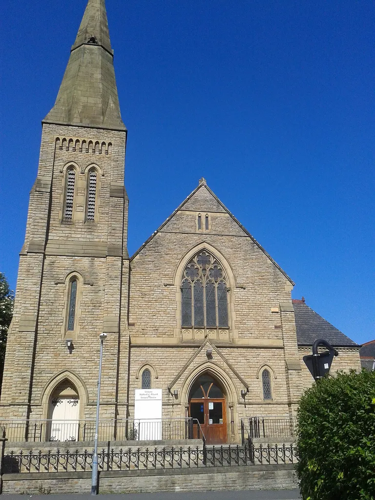 Victoria Methodist Church, Stafford Road, Sheffield, South Yorkshire, seen from the west