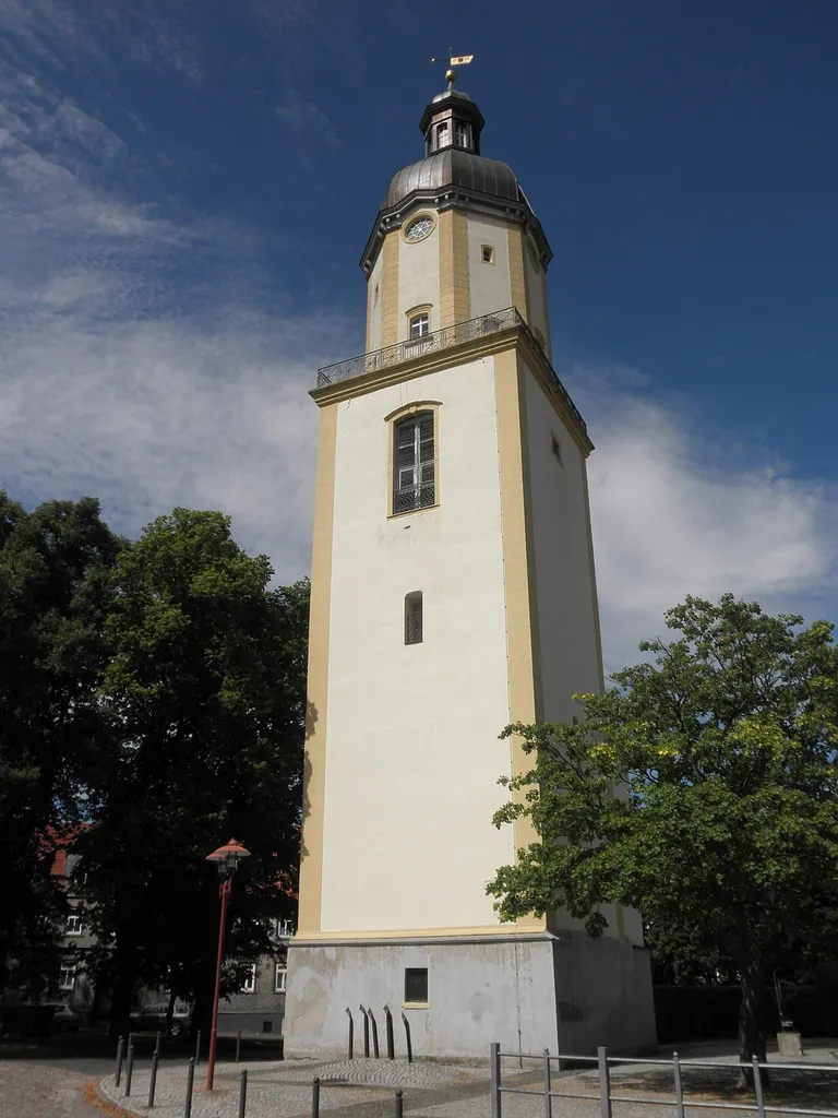 Tower of the former Church St. Michael on Ohrdruf in Thuringia