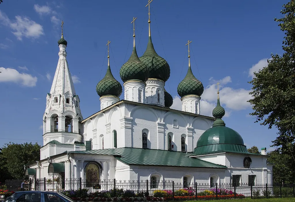 Церковь Спаса на Городу: набережная Которосльная, Ярославль, Ярославская область