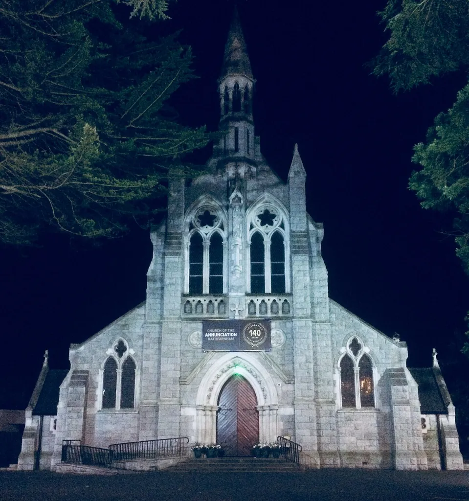 Rathfarnham Church of the Annunciation. Photo takin in 2018, for the 140th anniversary of the church.