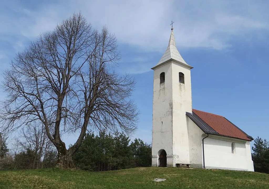 Saint Peter's Church in Vrh nad Želimljami, Municipality of Škofljica, Slovenia