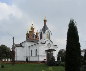Orthodox church of the Exaltation of the Holy Cross in Vysokaje