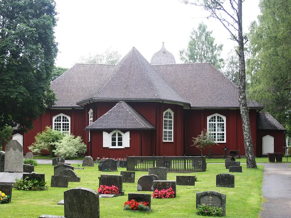 Nordmark, Filipstad municipality, Sweden. Church from East.
