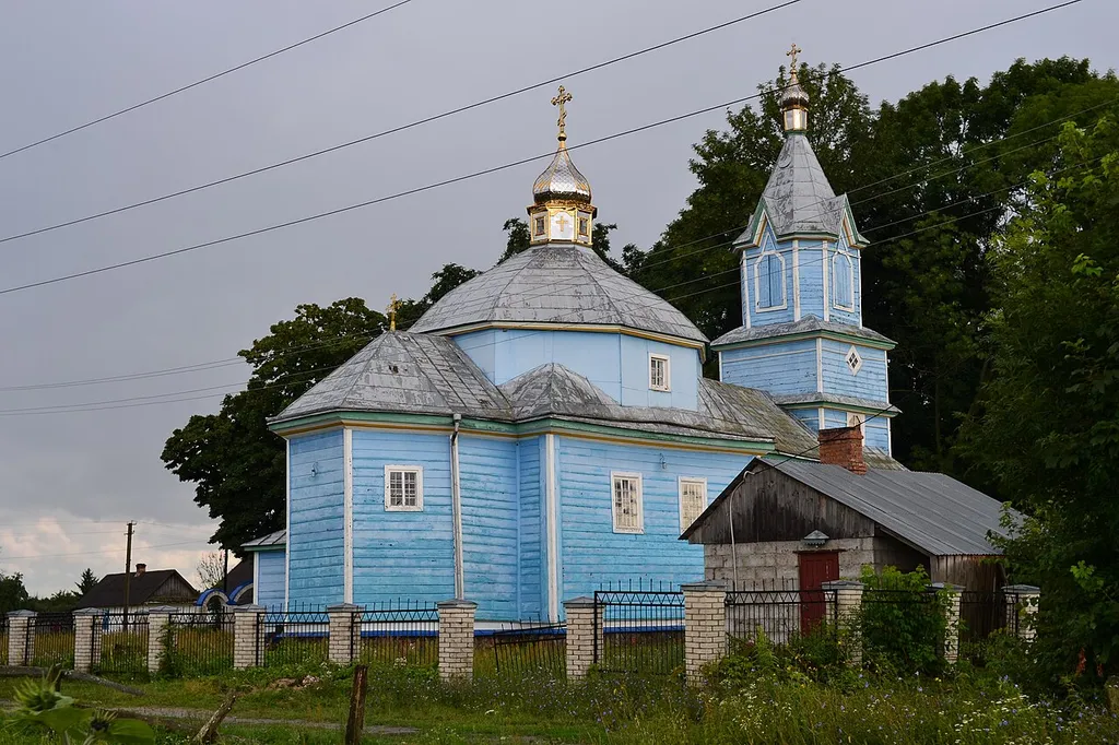 Церква Іоанна Богослова (дер.) (1825 рік) - вигляд з південного сходу - Сильне Ківерцівський район Волинська область Україна
