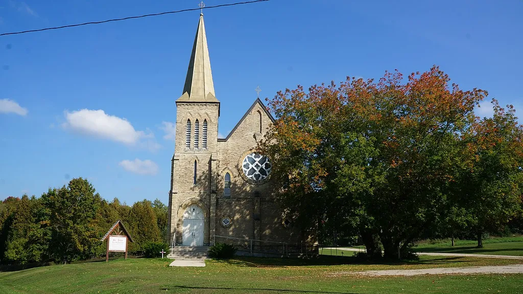 St. John' Roman Catholic Church in Glenelg, Ontario