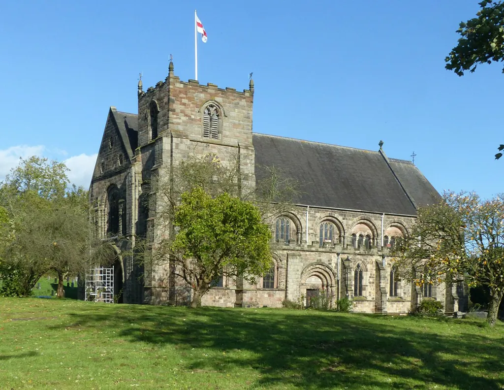 Photograph of St Mary's Church, Tutbury, Staffordshire, England