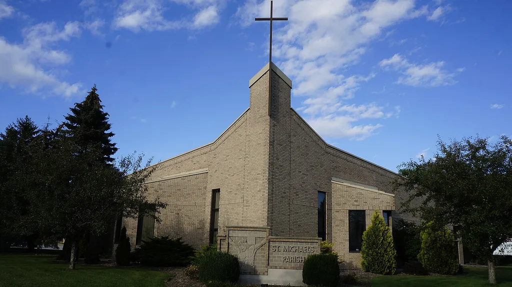 St. Michael Roman Catholic Church in Brights Grove, Ontario.