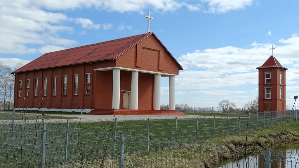 Roman Catholic church, Rokoniai, Radviliškis District, Lithuania