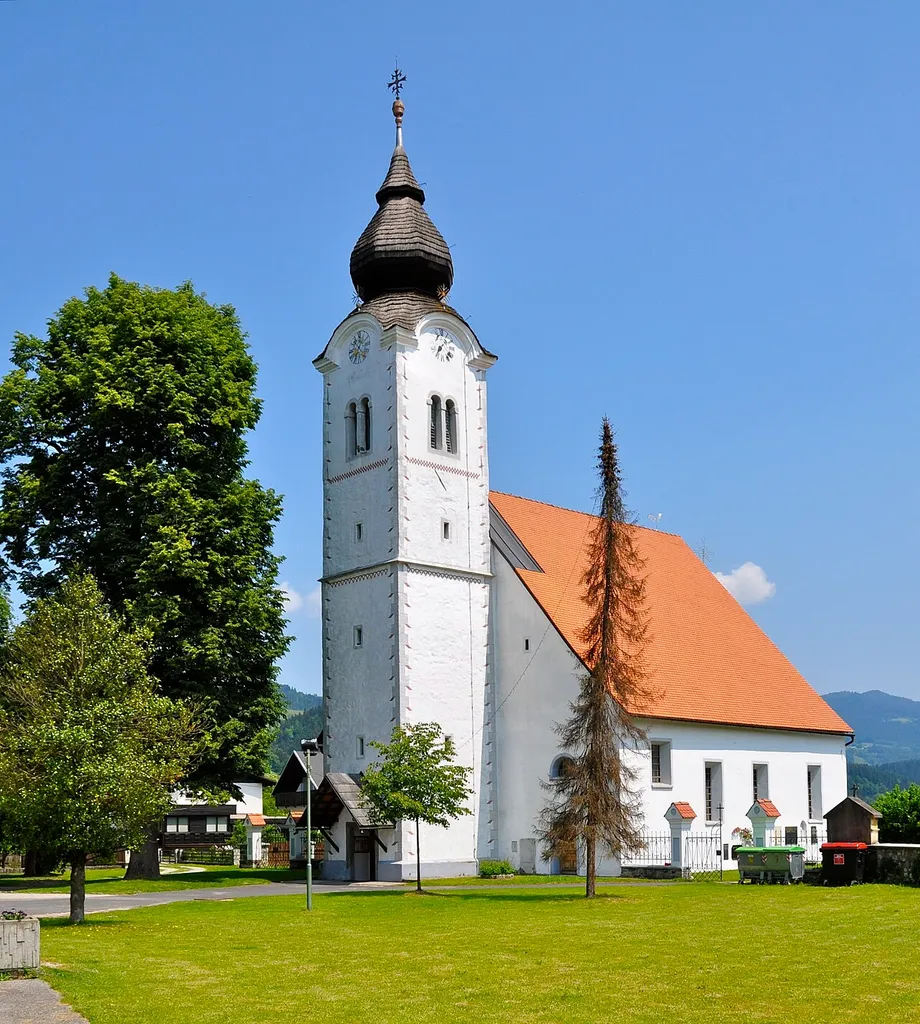 Parish church Saint Margaret at Muta, municipality of Muta ob Dravi, region Koroška, Slovenia