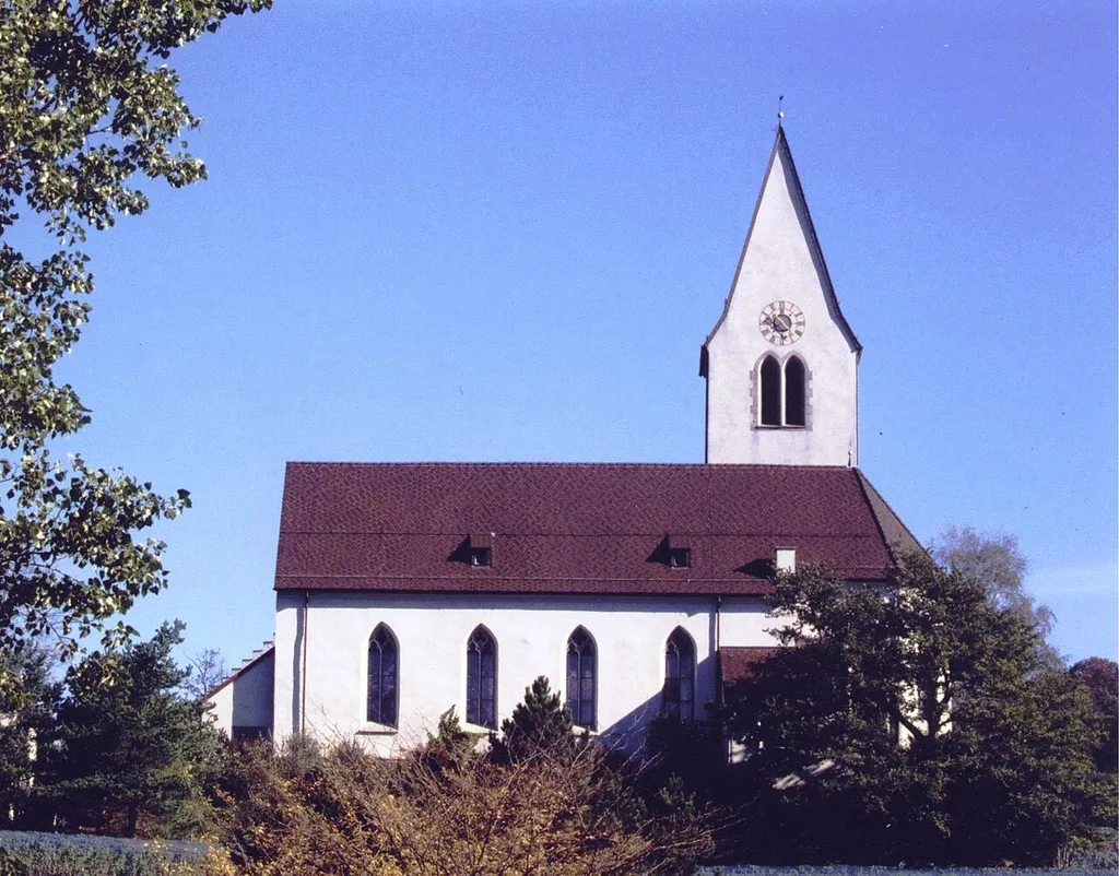 Parish church saint Maria in Bendern-Gamprin, principality of Liechtenstein
