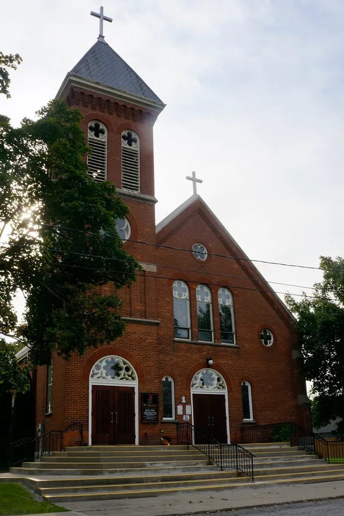 St. Paul Roman Catholic Church in Thamesville, Ontario.