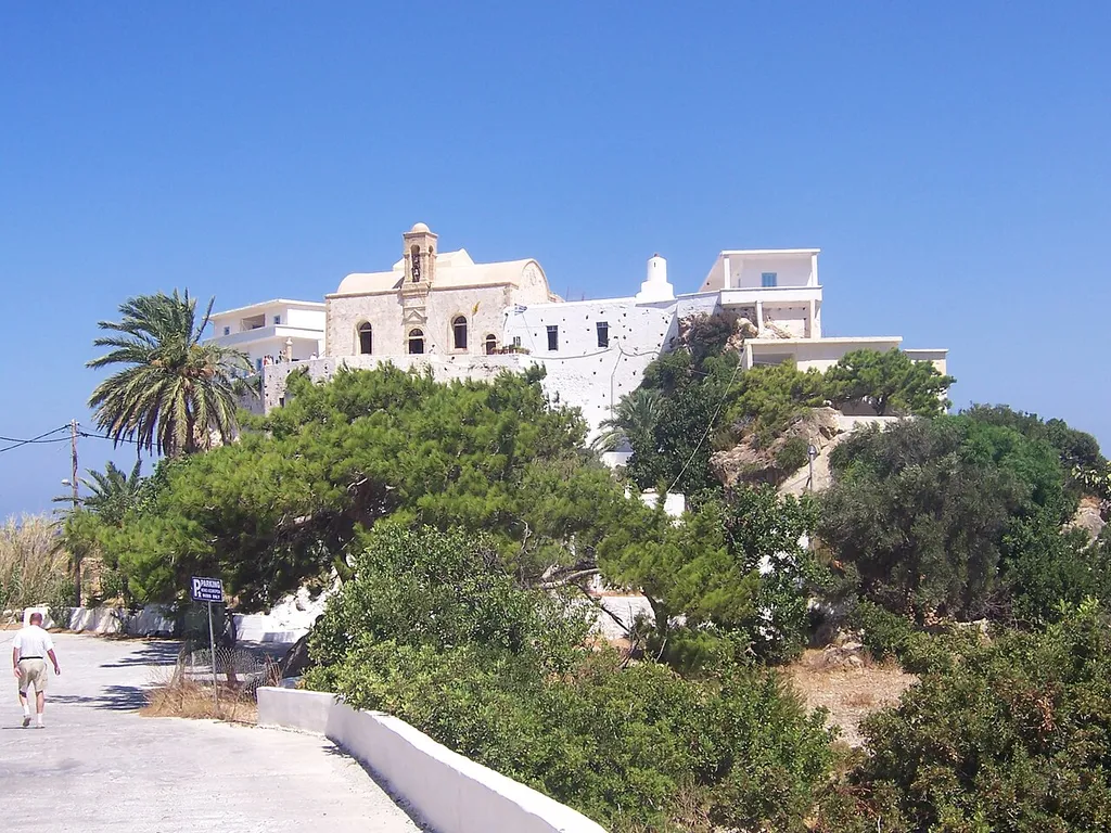 Vue générale du monastère de Chryssoskalitissas
