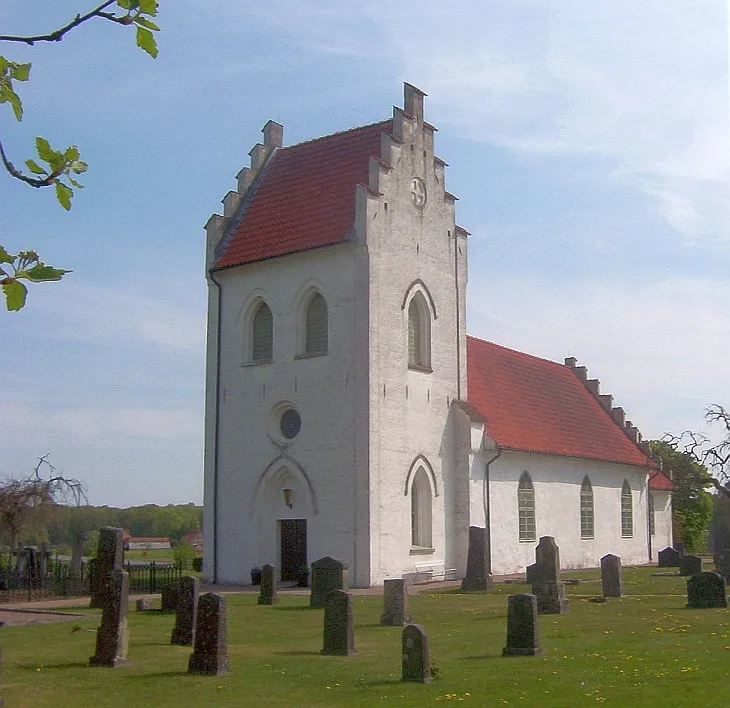 Sörby church in Sörby village, Hässleholm Municipality, Sweden