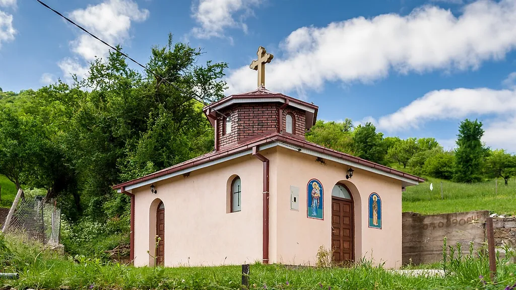 View of the monastery in the village Prikovci