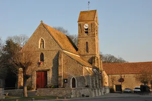 Notre Dame du Mont Carmel church in Janvry