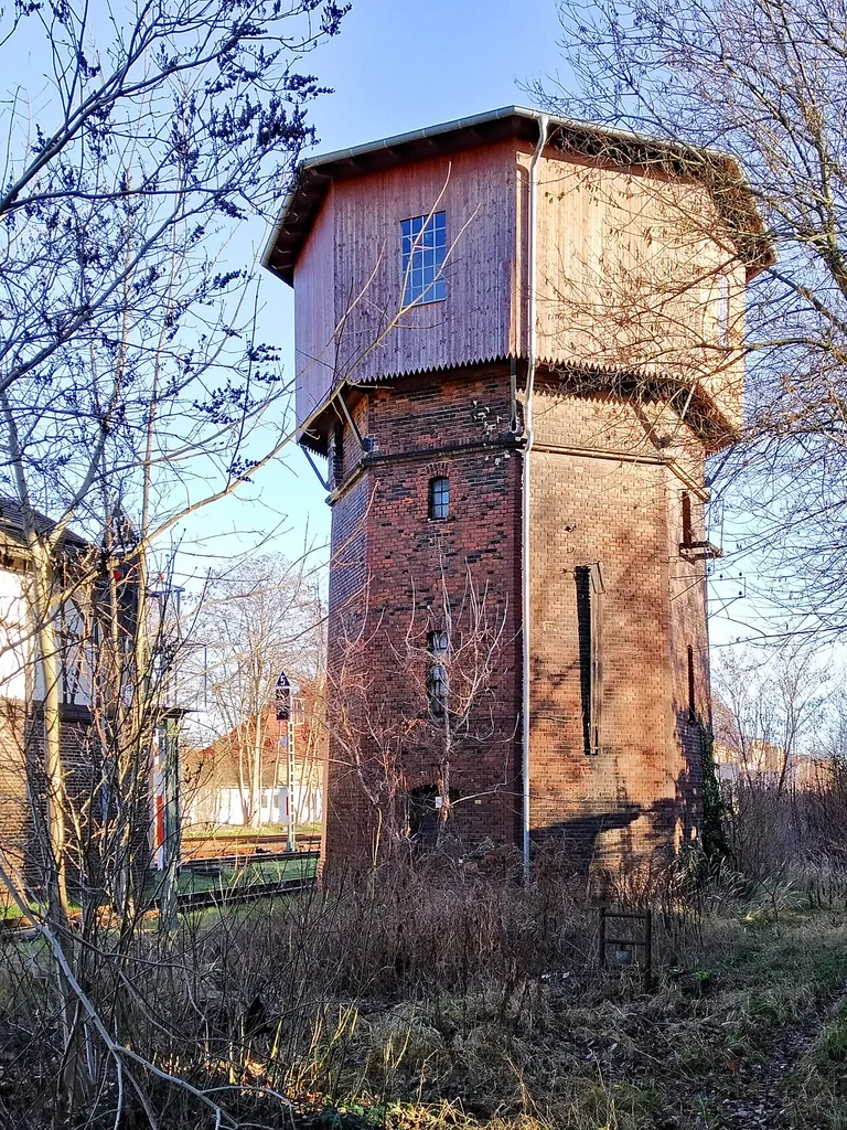 Wasserturm am Bahnhof Forst (Lausitz)