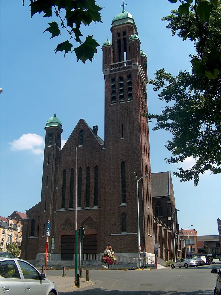 L'église de la Sainte-Famille à Schaerbeek, Bruxelles, Belgique.