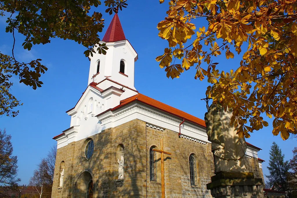 The Church of St Adalbert in Mucharz, Poland