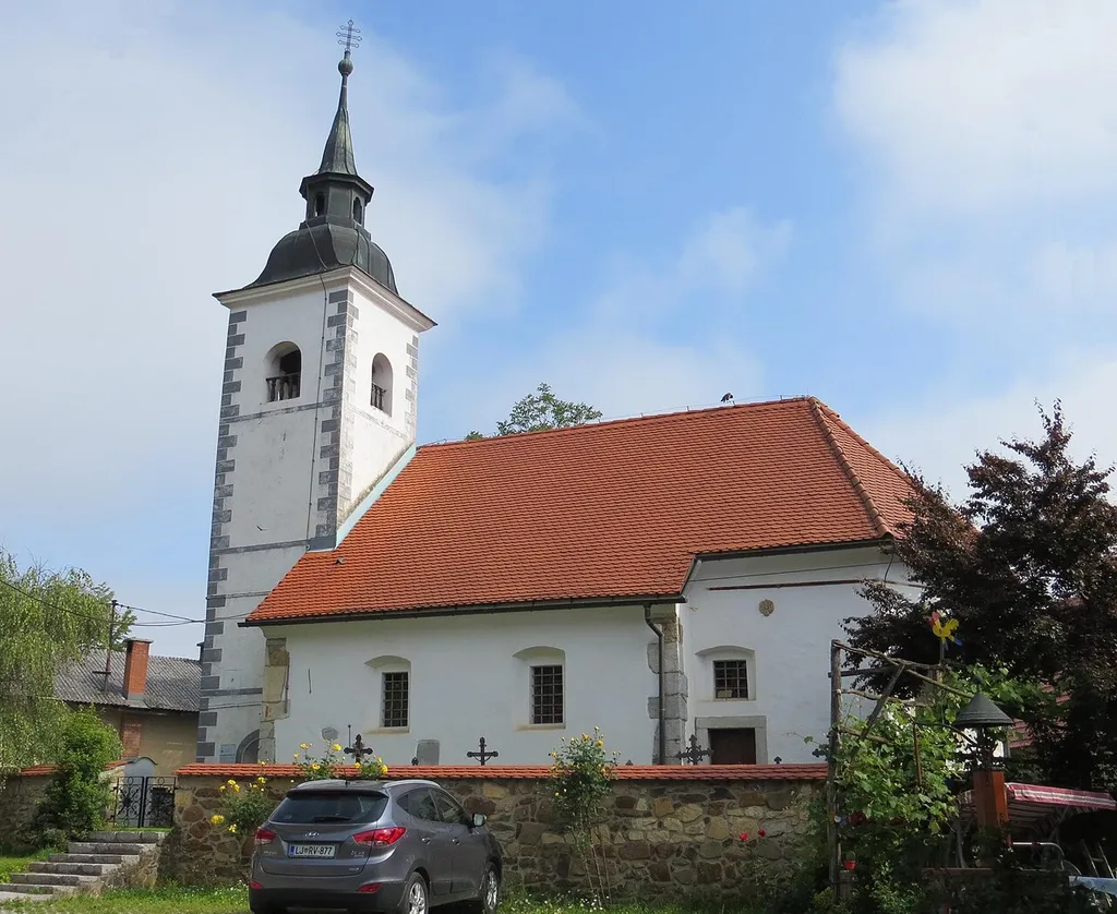 Saint Ulrich's Church in Zavoglje, Ljubljana, Slovenia