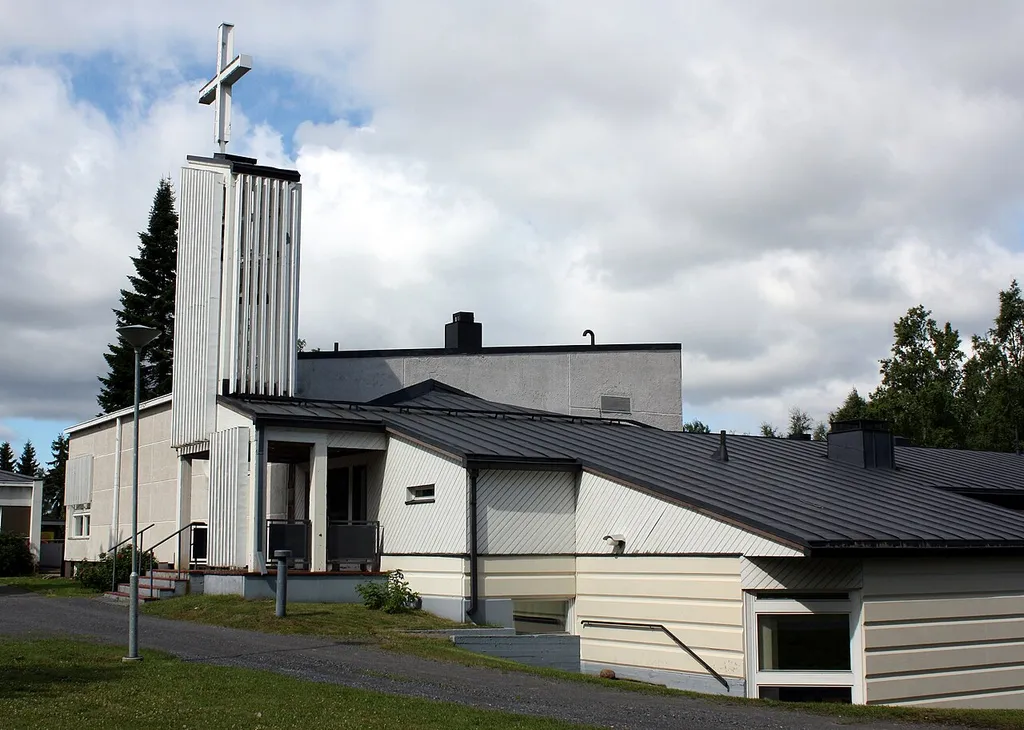 Pateniemi Church in Herukka neighbourhood in Oulu has been built in 1958 and designed by Mikko Huhtela.