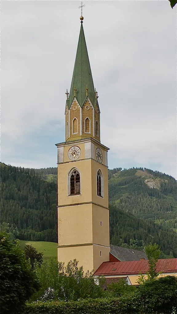 Stadtpfarrkirche Hl. Nikolaus in der Stadt Rottenmann im Bezirk Liezen in der Steiermark