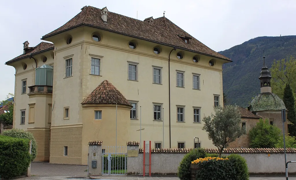 Bozen Bolzano - Gerstburg (north west view), seat of the regional administrative Court (Verwaltungsgericht Bozen, TAR Bolzano)